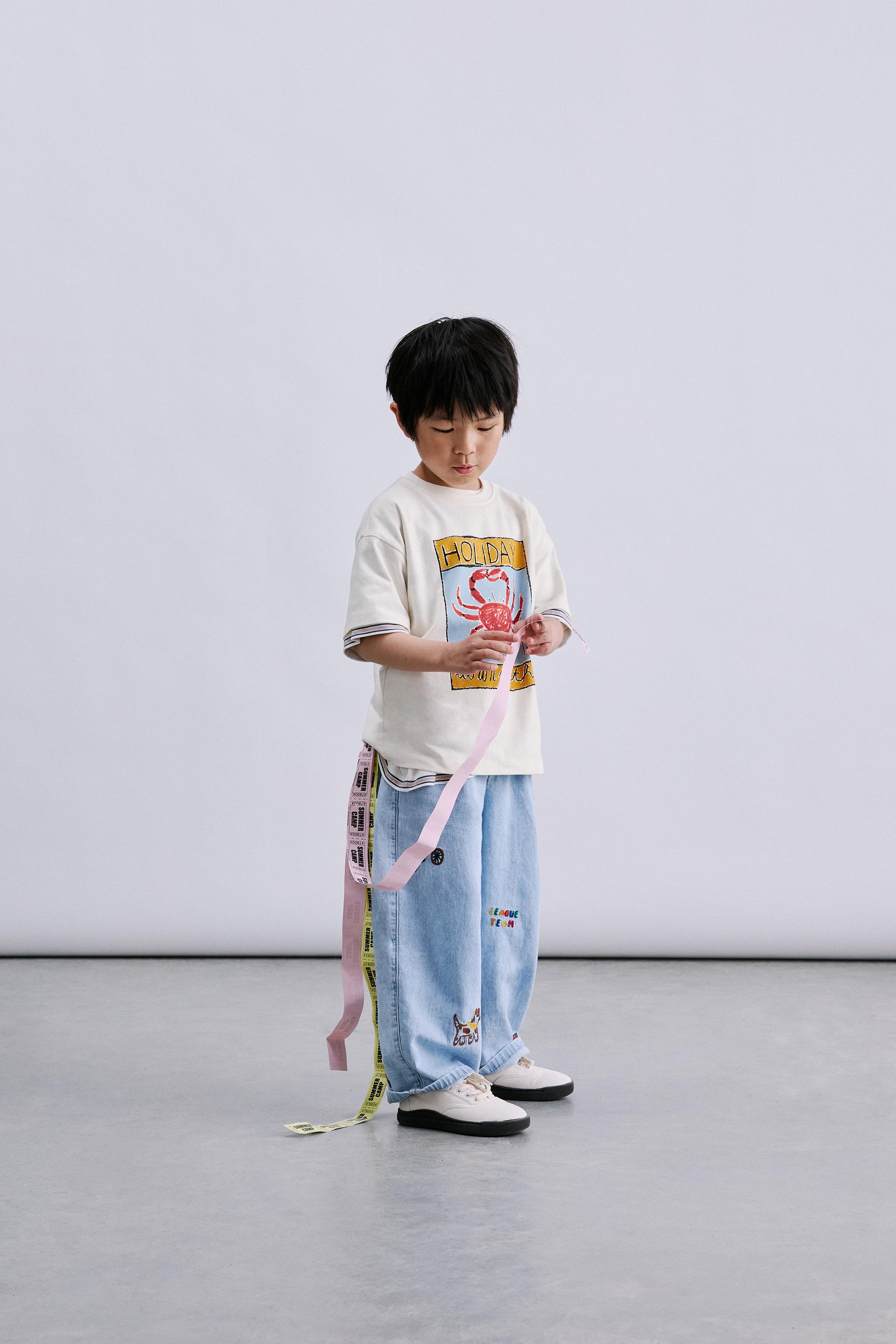 EMBROIDERED FLOWY PANTS
